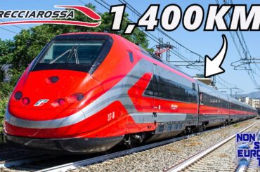 Italy's LONGEST High-Speed Train Journey in BUSINESS CLASS