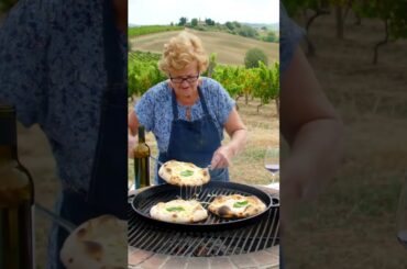 Wood Fired Pizza at a Vineyard Italy #seafoodrecipes #cooking