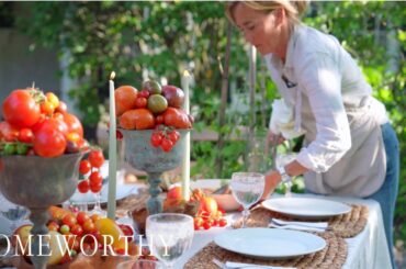 Tomato-Inspired Recipes & Summer Tablescape Styling | At Home with Ruth McKeaney