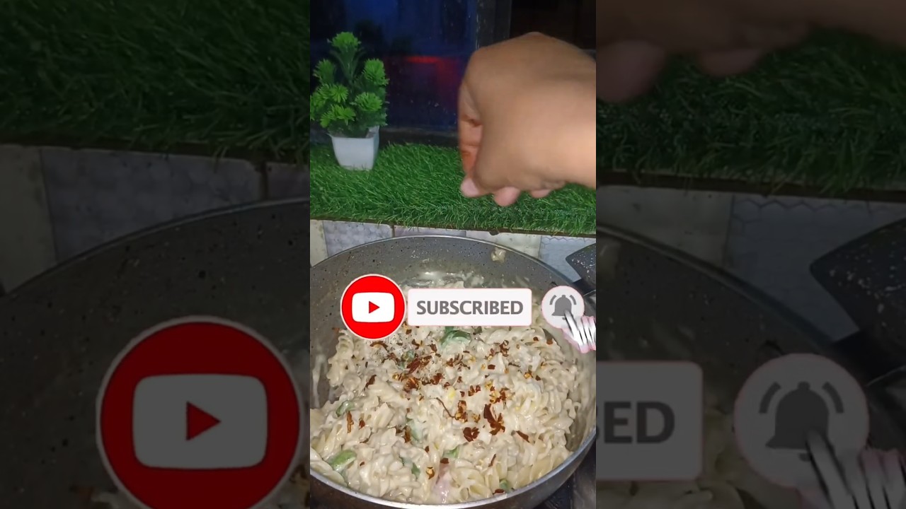 white sauce pasta Easy and simple pasta recipe#youtubeshorts #shorts #viralshorts white sauce pasta Easy and simple pasta recipe#youtubeshorts #shorts #viralshorts