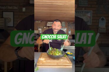Gnocchi Salat, schnell, lecker und einfach gekocht.