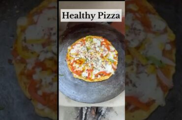 Desi Chulhe pe bana Healthy Protein Pizza | High Protein Vegetable Paneer Pizza Recipe