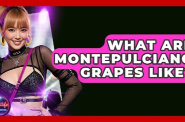 What Are Montepulciano Grapes Like? - Nightlife Experiences