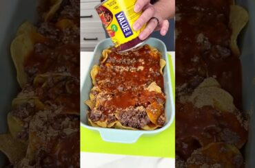 Easy lazy enchiladas Danny shows us a super quick and simple way to make lazy enchiladas!