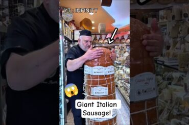 "Mortadella: Italy’s Giant Sausage You Need to See! " #shorts #shortvideo #foodshorts #italianfood