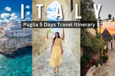 EP-1 Italy Road Trip | Travel Guide to Puglia | Italy Travel Vlog | The Best of Puglia