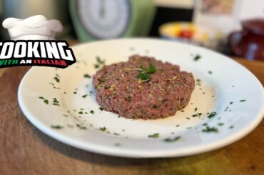 How to Make Beef Heart Tartare | Traditional Italian Recipe with Piero