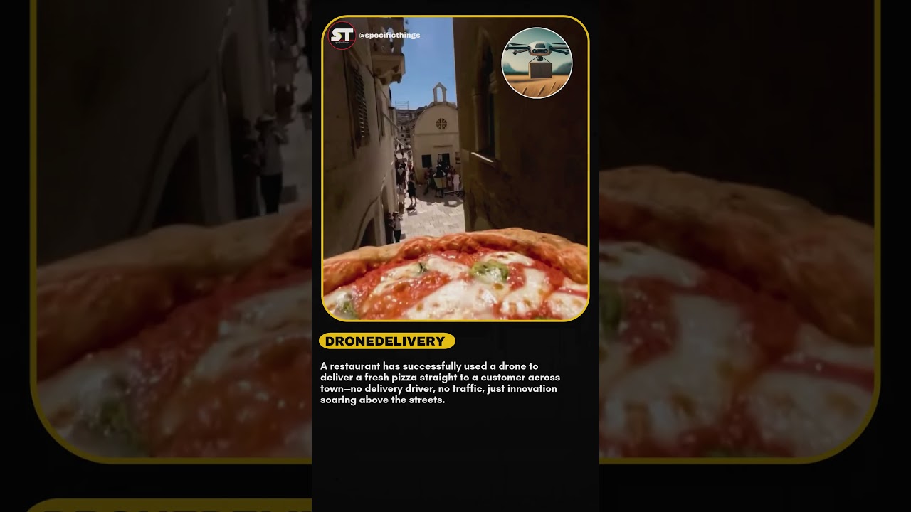 “Drone-Delivered Pizza: The Future of Food Delivery Takes Flight in Italy” . #shortsfeed #factshorts “Drone-Delivered Pizza: The Future of Food Delivery Takes Flight in Italy” . #shortsfeed #factshorts