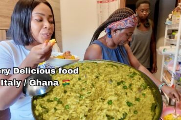 Cooking Italian RiceRisotto from scratch by a Ghanaian living in Europe || VLOG2025