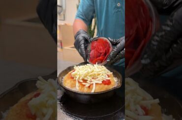 Fried Personal Pepperoni Pizza #Shorts