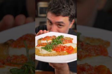 Rustic Eggplant Parmesan! #eggplantparmesan #italiancooking #eggplantrecipe