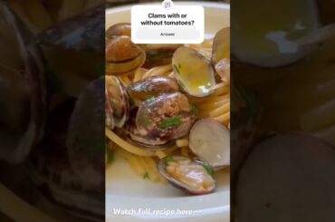 SPAGHETTI with CLAMS made in Italy