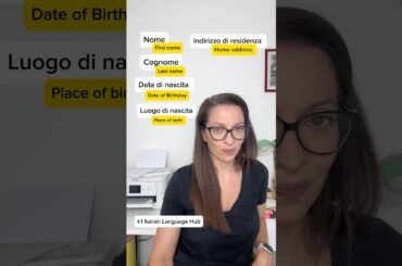 Useful vocabulary for daily life #learnitalian