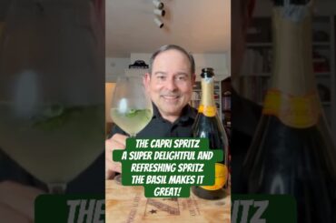 Capri Spritz with Fresh Basil | Bright & Refreshing #basil #spirtz