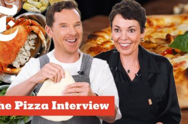 Benedict Cumberbatch and Olivia Colman: The Pizza Interview | NYT Cooking