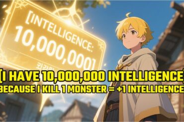 [I HAVE 10000000 INTELLIGENCE]: Because I KILL 1 MONSTER = +1 INTELLIGENCE!