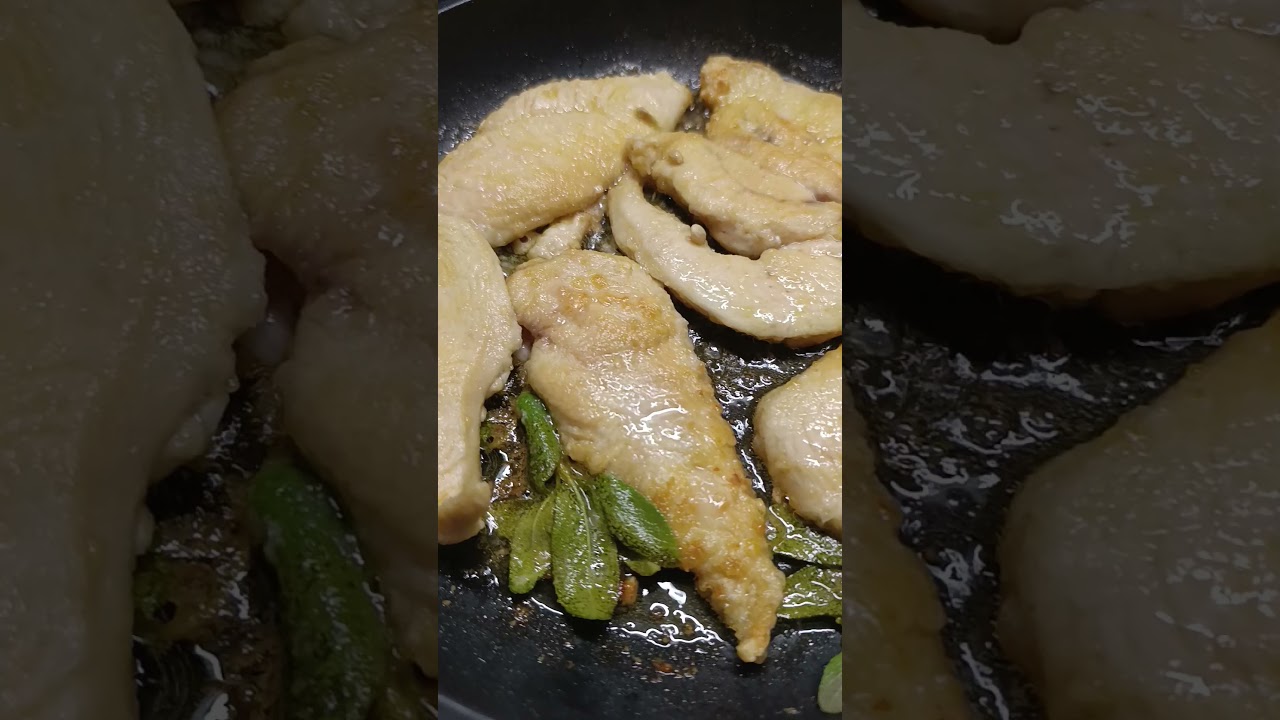 The Crispy Symphony of Chicken Scaloppine | No Talk Cooking ASMR The Crispy Symphony of Chicken Scaloppine | No Talk Cooking ASMR