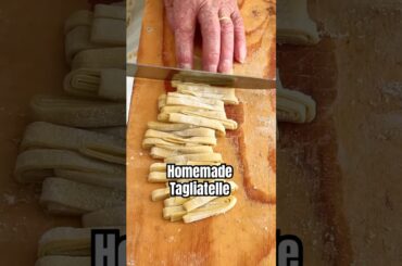 90yr old Italian Nonna makes homemade pasta and olives!  #pasta