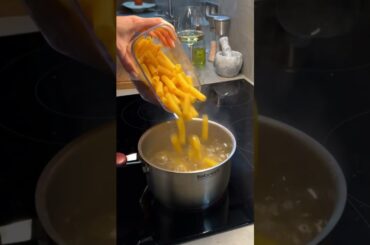 Pasta with Creamy Camembert Sauce #food #cooking #recipe