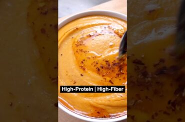 Creamy Red Lentil Soup (High Protein, High Fiber)