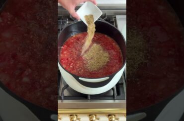 Meatball & Tomato Sauce Recipe #cleanrecipes #homemadefood