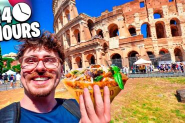 24 Hours Eating Only Street Food in Italy