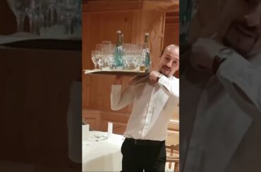 How to Carry a Heavy Food Tray. Waiter training video! Restaurant Staff Training