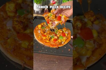 Trending Homemade Paneer Pizza Recipe #shorts #pizza #recipe #snacks #trending #viral #youtubeshorts