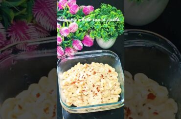 White sauce pasta recipe |Macaroni Recipe #shortsfeed #easyrecipe #shortvideo