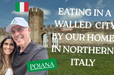 DINING IN A WALLED CITY IN NORTHERN ITALY