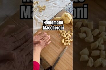 Sicilian Family Makes Homemade Maccheroni!  #pasta  #italiancuisine