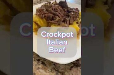Crockpot Italian Beef Recipe
