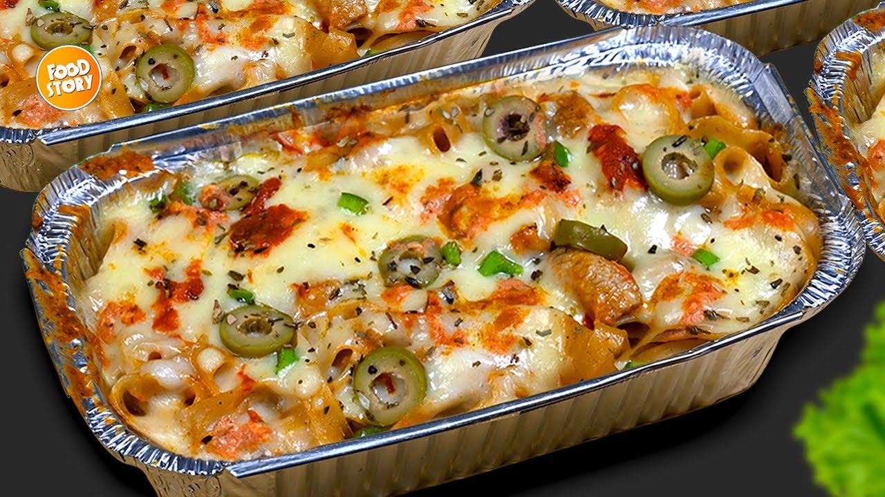 Chicken Pasta Bake Recipe – without OVEN recipe, New Alfredo Pasta Recipe by Samina Food Story Chicken Pasta Bake Recipe - without OVEN recipe, New Alfredo Pasta Recipe by Samina Food Story