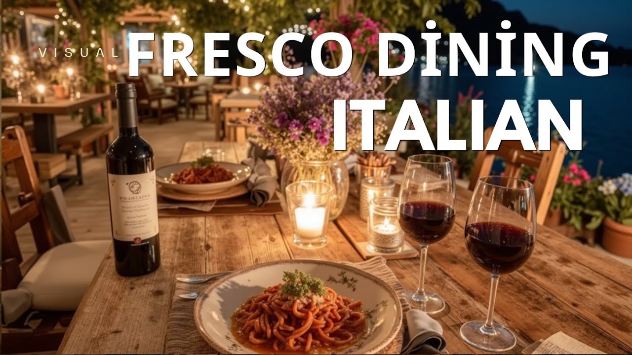 Evening in Italy ~ Al Fresco Dining & Romantic Mediterranean Music on Lake Como Evening in Italy ~ Al Fresco Dining & Romantic Mediterranean Music on Lake Como