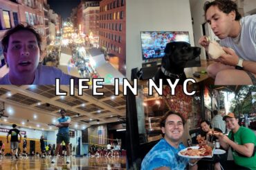 NYC Week in My Life | Little Italy Festival, TikTok Viral Pizza & Pickup Volleyball
