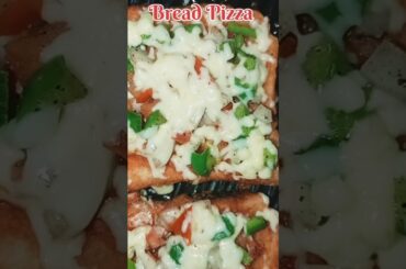 easy and quick bread pizza recipe #bread pizza#trending#viral#ytshorts#recipe#pizzabread#food#foodie