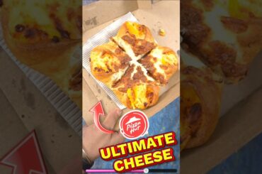 Pizza Hut's Ultimate Cheese Crust Pizza, Any Good? #trend #shortvideo #ytshortsindia