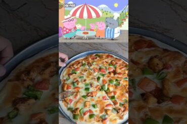 Pizza in Italy Peppa Pig #shorts #pizza #peppapig
