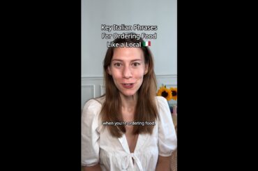 Key Italian Phrases for Ordering Food Like a Local