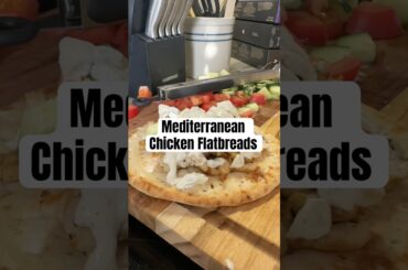 Mediterranean Chicken Flatbreads on the Blackstone Griddle