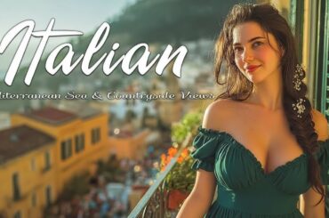 Italian Serenity | Ocean Reflections & Golden Sunset Skies