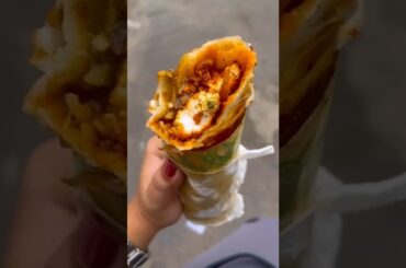 Cheapest vs expensive Kathi Paneer Roll | food challenge |#food #momos #foodie #food #paneer