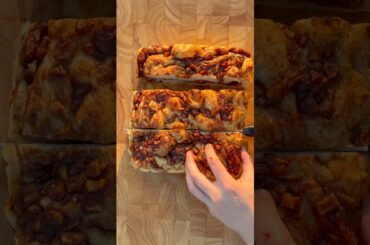 Apple cinnamon focaccia