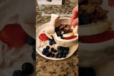 CHEAP AND EASY GRANOLA RECIPE #homemadegranola #secretrecipe #secretrecipesofficial #breakfast #fyp