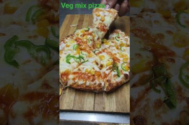 veg mix pizza 2 #food #shorts #trending #viralvideo #viralshort #food #foodie #pizza #vlog