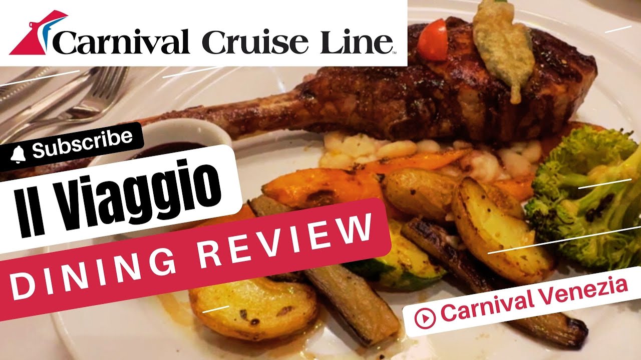 Carnival Venezia Il Viaggio Dining Review | Premium Italian Restaurant Experience Carnival Venezia Il Viaggio Dining Review | Premium Italian Restaurant Experience