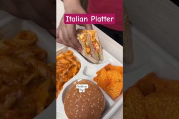 Italian Platter #foodshorts #foodie #reels #foodchallenge