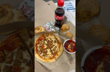 Domino’s 5 course meal with BBQ chicken pizza review