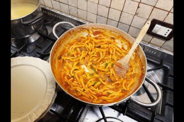 Alison Makes Another Pasta for Dinner (with Sausage and Eggplant)