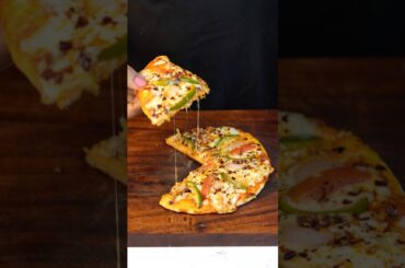 Tawa Pizza ASMR Cooking #shorts #asmr #recipe #crunchytreats #cooking #food #streetfood #viral